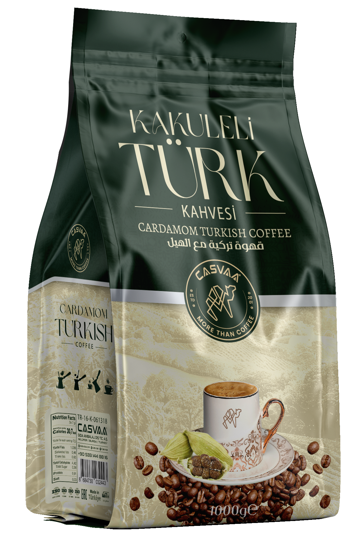 Kakuleli Türk Kahvesi - 1000Gr